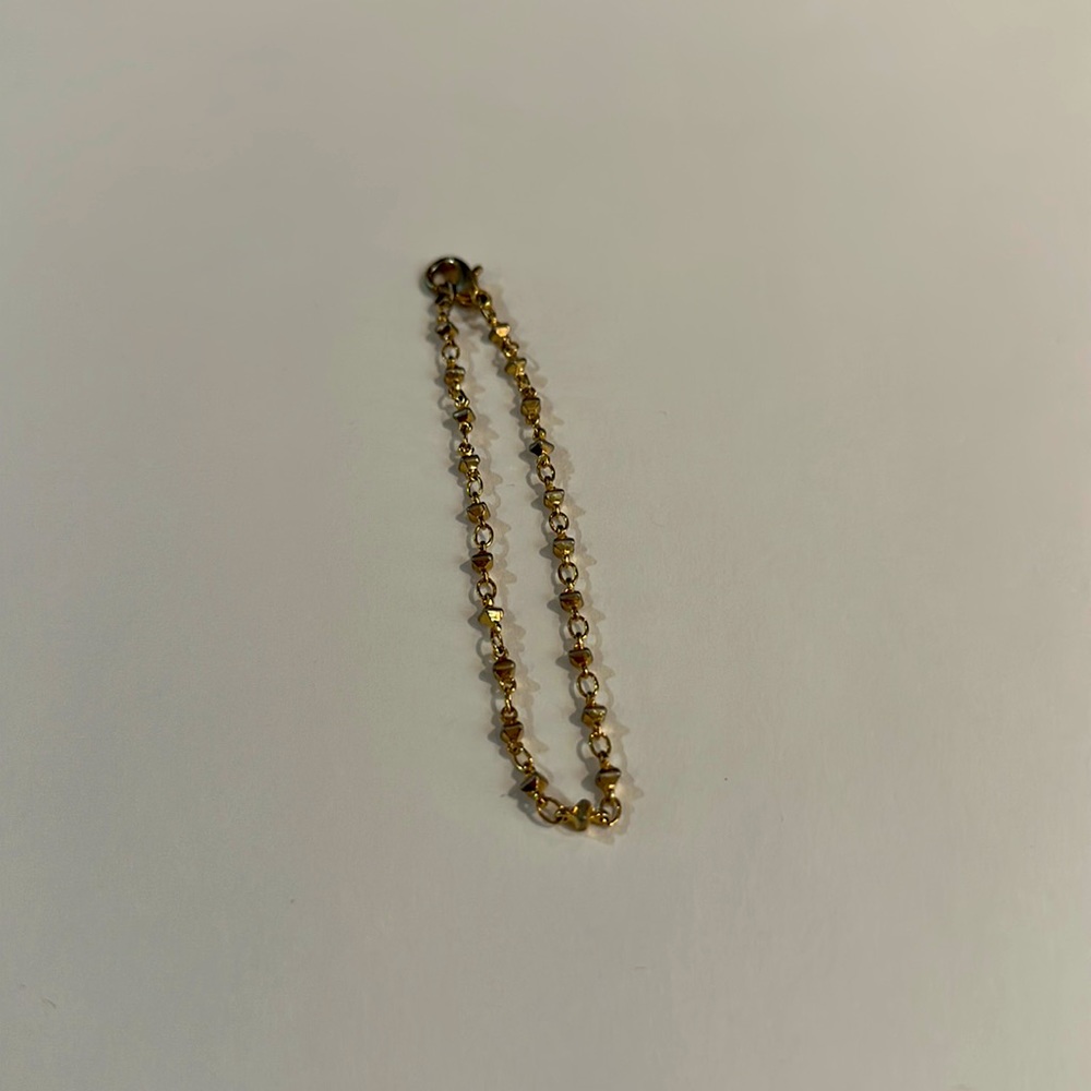 Gold special chain bracelet